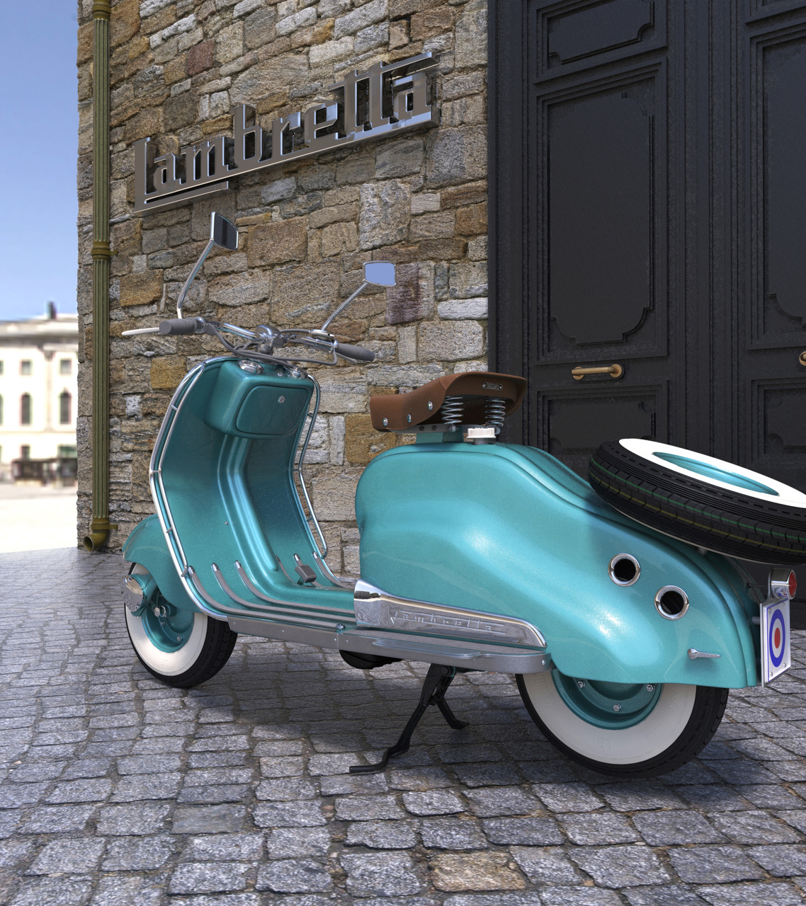 Lambretta Ld 150 At Home In Milan Foundry Community